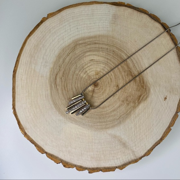 Two toned Statement necklace - Picture 3 of 7